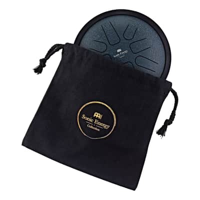 Meinl Sonic Energy Small Steel Tongue Drum, 7 Inch, G Minor, Navy Blue image 4