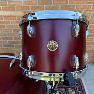 Gretsch USA Custom Drums Satin Rosewood 13/16/24 Shell Pack CLEAN image 2