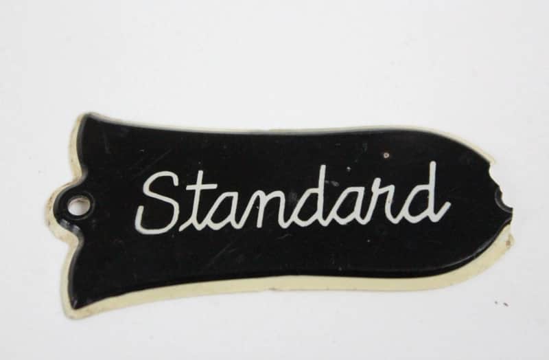 1974 Vintage 1970s Gibson Les Paul Standard Guitar Truss Rod Cover image 1
