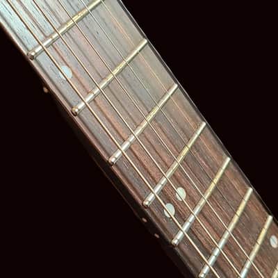 Leo Jaymz Monsoon/Gold Burl Resin/Free Shipping/Set Up/Dual Humbuckers image 4