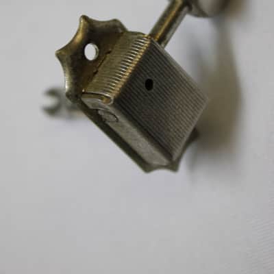 Kluson Vintage Classic Gear 6 in Line Tuners - Nickel **From a 1965 Fender Jaguar** image 5