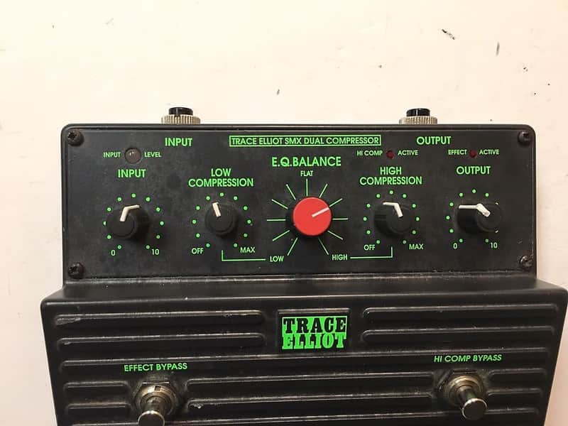 Trace Elliot SMX Dual Compressor EQ 18v Rare Vintage Guitar Bass