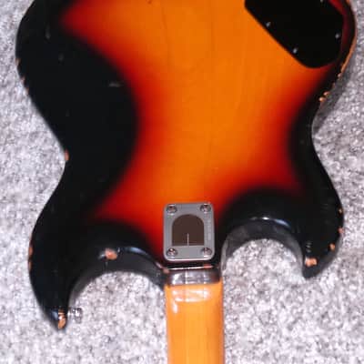 70's Vintage Univox Badazz Bass Guitar Made in Japan image 8