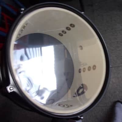 mint Ludwig 10" x 6" Sparkle Silver Hanging Rack Tom Questlove w/ Black Hardware image 7