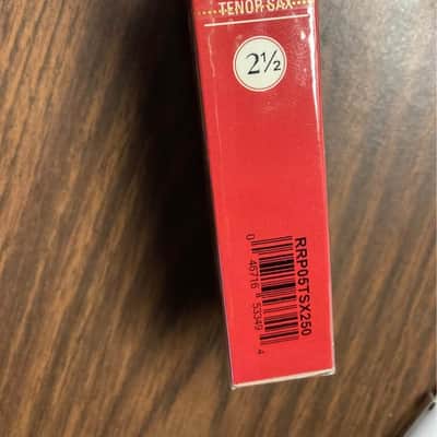 5 pack New Old Stock RICO PLASTICOVER Tenor Saxophone 2.5 strength reeds RRP05TSX250 image 2