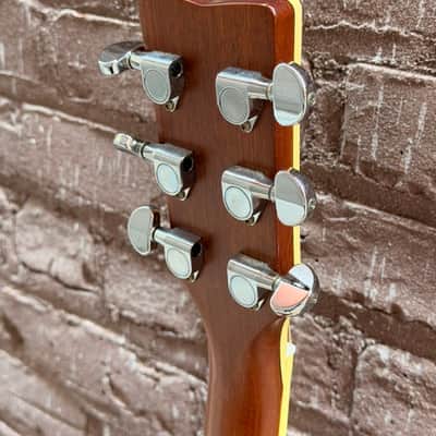 Yamaha FG730S Solid-Top Acoustic Guitar w/ Installed DiMarzio Soundhole Pickup image 11