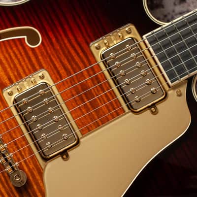 Gretsch Broadkaster® LX Figured Center Block with String-Thru Bigsby® - Havana Burst image 7