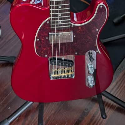 G&L Tribute ASAT Classic Bluesboy Electric Guitar in a Candy Apple Red image 1