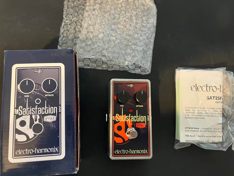 Electro-Harmonix Satisfaction Fuzz 2014 - Present - Blue / Red image 1