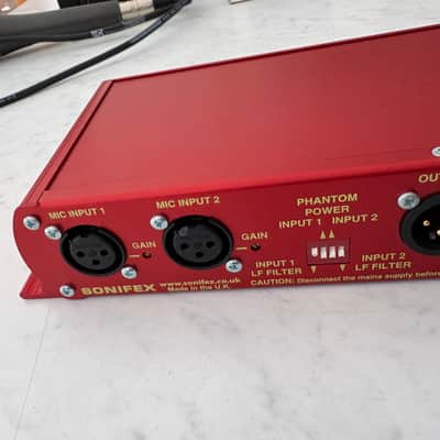 Sonifex  RB-MA2 Twin mic microphone pre amps filter, phantom image 6