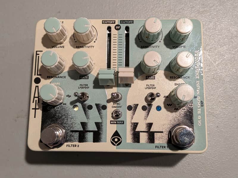Old Blood Noise Endeavors Float Dual Moving Filter 2022 - Present - Cream / Mint Graphic image 1