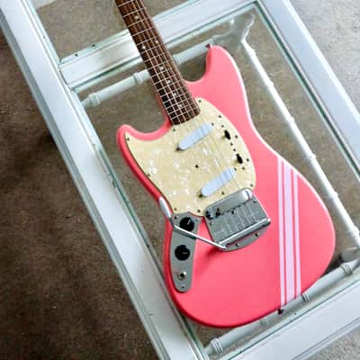 Fender Competition Pink Left-Handed Mustang image 1