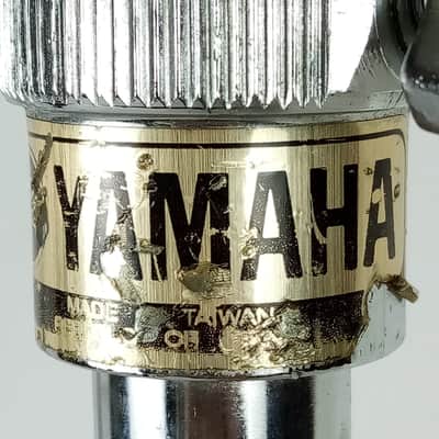 Yamaha Cymbal Stand Tripod Base+2 Tube Sections Chrome Vintage 80s Single-Braced image 5