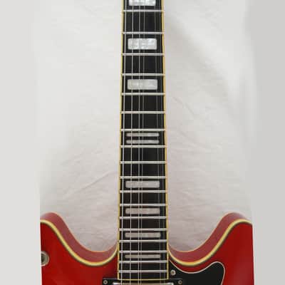 Hagstrom Viking Deluxe - Cherry Sunburst image 10