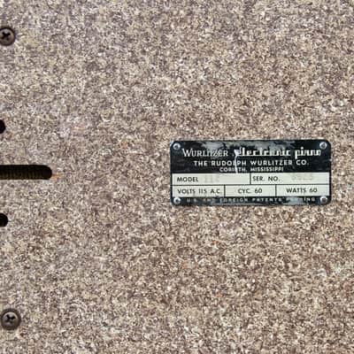 Wurlitzer 112 64-Key Electric Piano Beige image 11