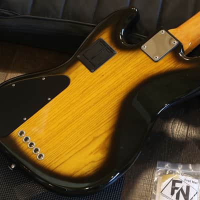 Warmoth 5 String Bass with Bartolini's Sunburst + GB image 12