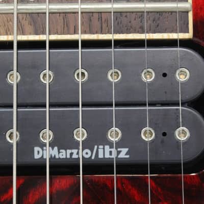 Ibanez Premium RG9 ( RG927 QM )7 String Transparent Red-Quilt Maple Top Ibanez Gig Bag RG7 image 14