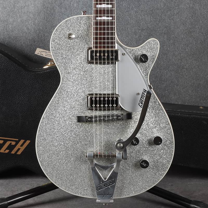 Gretsch G6129T Duo Jet - Silver Sparkle - TV Jones Bridge Pickup - 2nd Hand image 1