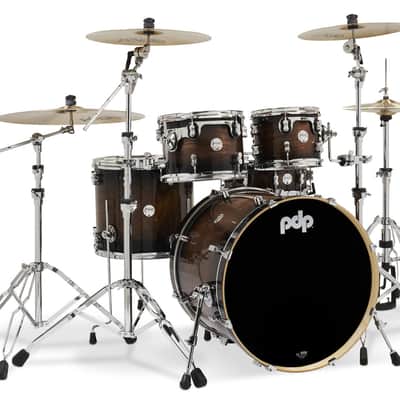 PDP Concept Exotic Walnut-Charcoal Burst Chrome Hardware 5pc image 2