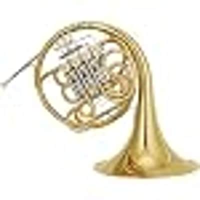 Yamaha Custom Horn; key of F/Bb; "Geyer" style; Unlacquered finish; .472" bore; medium-large throat; yellow-brass bell; fixed bell; water key; hollow fourth rotor; 32C4 mouthpiece image 2