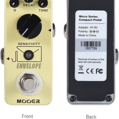 Mooer MAW2 Envelope Analogue Wah Pedal, Cream White image 7