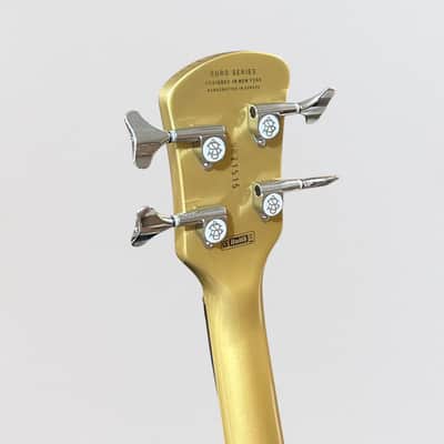 Spector Euro Classic 4 String Electric Bass Guitar - Metallic Gold Gloss image 7