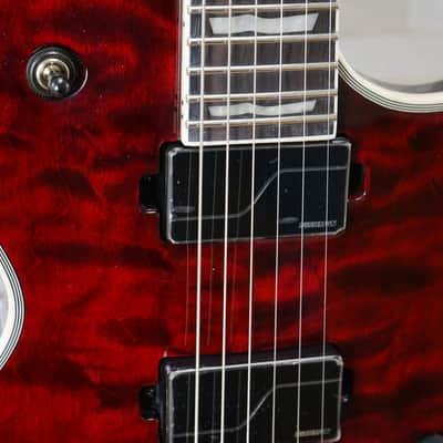 ESP LTD EC-1000 QM - See Thru Black Cherry image 4