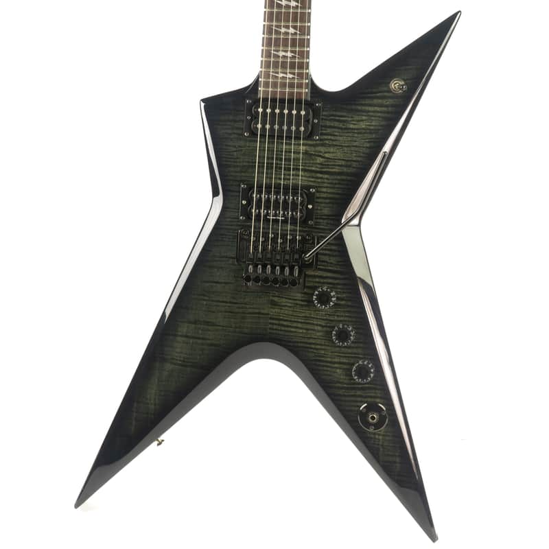 Washburn Dimebag ST Pro Stealth Transparent Black | Reverb