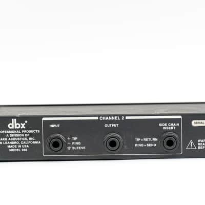 dbx Project 1 Model 266 - Dual Channel Compressor / Gate with Power Supply image 8