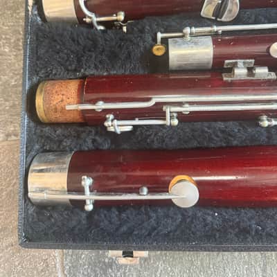 Schreiber brand Wood Bassoon  with case.  Made in Germany image 2