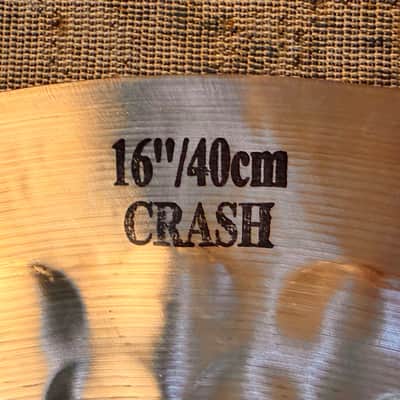 ULTRA DARK Very Low Istanbul Mehmet DUAL FLANGE CRASH 16” 962 g Hamer PERFECT image 6