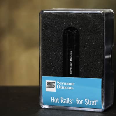 Seymour Duncan SHR-1 Hot Rails Strat NECK Electric Guitar Pickup Black Humbucker