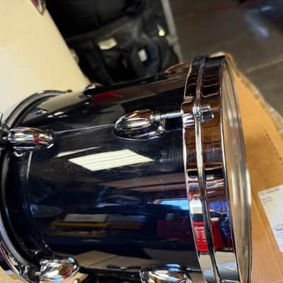 Slingerland Nashville Studio king 90s Gloss black wrap 10x10 tom Nice Cond! image 9