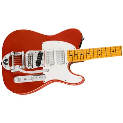 Fender Stories Collection Mike Campbell Red Dog Telecaster® Electric Guitar - Maple Fingerboard - Red Dog Red image 5
