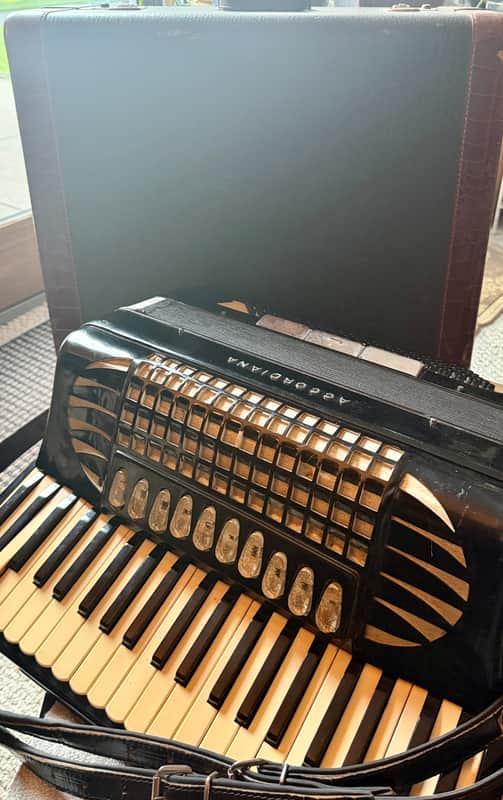 Vintage Excelsior Accordiana Professional Model 911 Piano Accordion w/ Original Case image 1