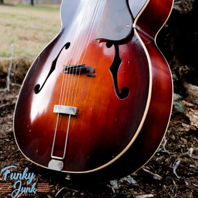 ~Tone Monster~ 1952 Wabash by Kay Jumbo Jazzbox Archtop Guitar ~ Made in USA! Harmony Silvertone ! image 9
