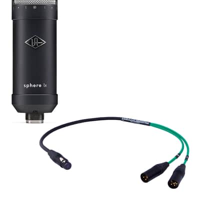 Universal Audio Sphere LX | Modeling Microphone w/ Custom Mogami Stereo Microphone Cable | Green image 1