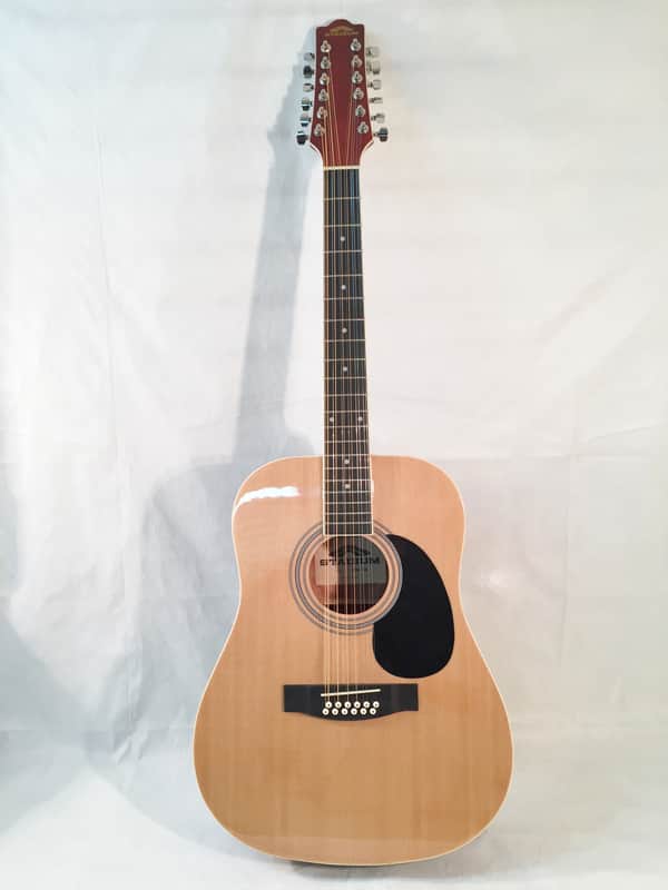 Stadium 12-String Dreadnought Acoustic Guitar-Natural Finish-Includes Shop Setup! image 1