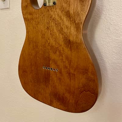 Partscaster Tele 2 Piece Alder Body One Piece Maple Neck Made with High End Parts 2026 - Walnut image 20