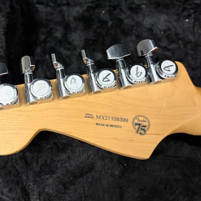 2021 Fender 75th Anniversary Player Stratocaster - Black Strat - w/ Hardshell Case image 11