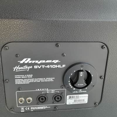 Ampeg SVT-410HLF Heritage Series 500-Watt 4x10" Bass Speaker Cabinet 2007 - Present - Black image 4