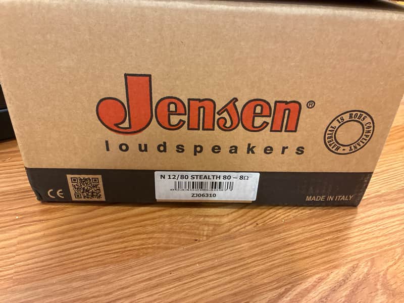 Jensen STEALTH 12"/80watts 2010s-2020s - Black 8 Ohm image 1