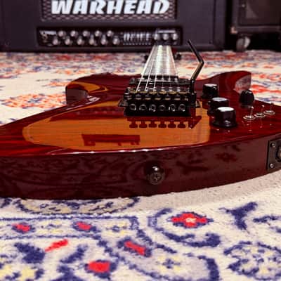 2015 B.C. Rich Mockingbird STC Slash - Made In Korea - Trans Red AAA Quilted Maple Top image 12
