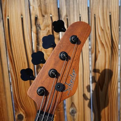 Schecter DIAMOND SERIES Model-T - Exotic Natural Satin 4-String Electric Bass Guitar image 6