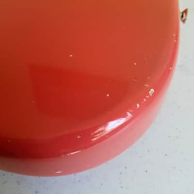 Loaded Custom Stratocaster body (relic) - Faded fiesta red image 6