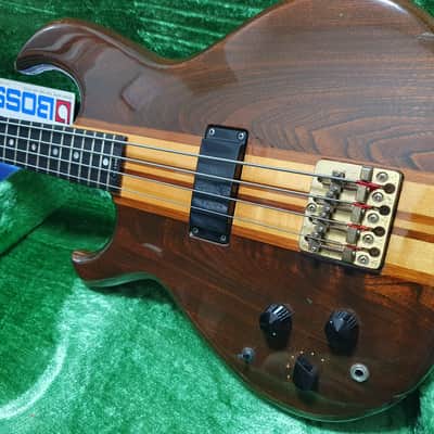 EXTREMELY RARE Lefty 1980 Aria Pro SB1000 Walnut Japan Vintage High End Left Handed Electric Bass SB-1000WA image 3