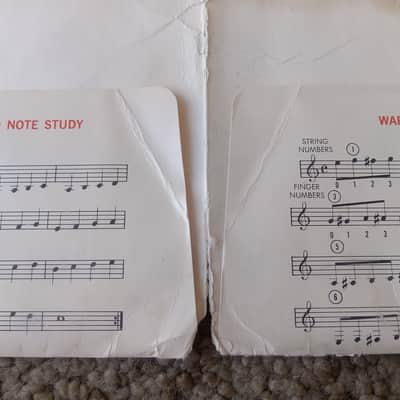 Vintage 1967 Fender Student Lesson Folder! Extremely Rare, Original Case Candy! image 4