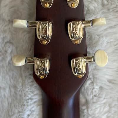 Seagull Artist Mosaic CH CW Bourbon Burst GTEQ Acoustic Electric Guitar w/Bag image 10