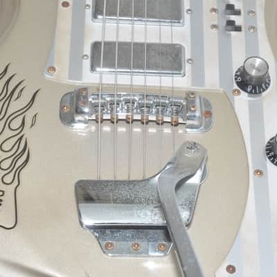 Teisco Electric Guitar Ref No 6024 image 5