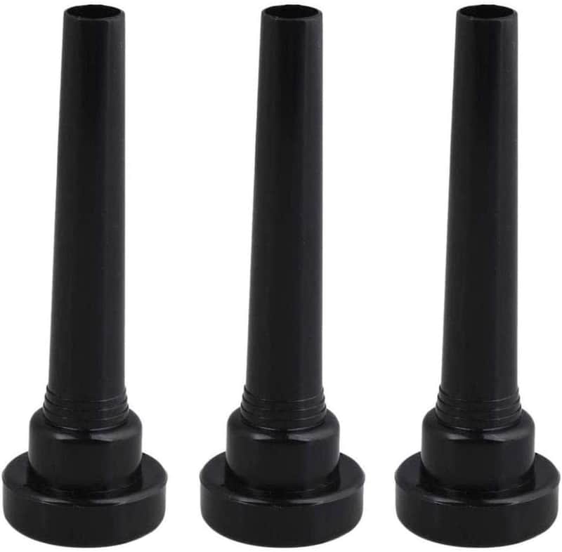 3pcs Trumpet Mouthpiece 3C 5C 7C Classic Shape Black Plastic Mouthpiece Trumpet Accessories Parts image 1